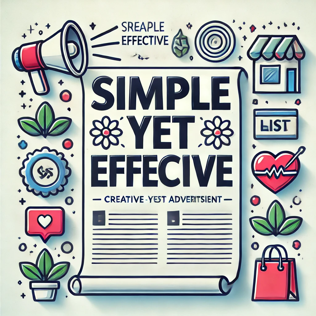 contoh iklan simple tapi menarik